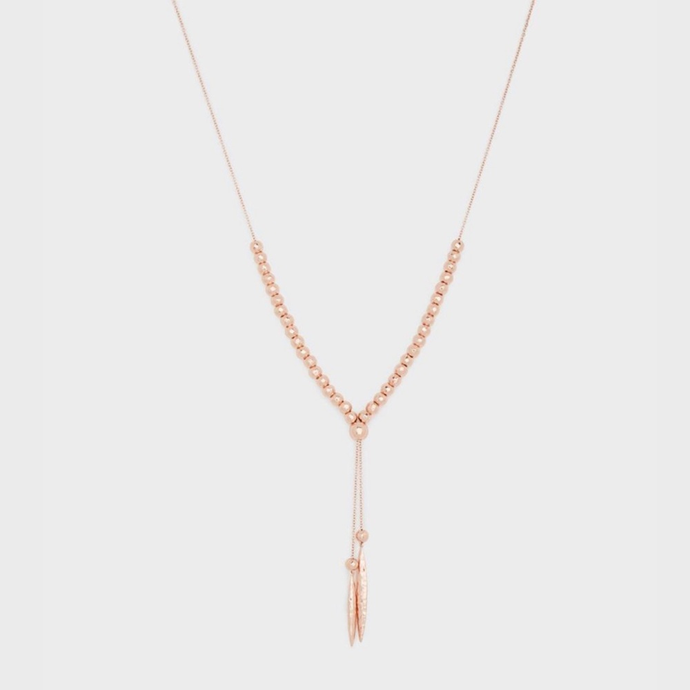 Gorjana Laguna Necklace in Rose Gold